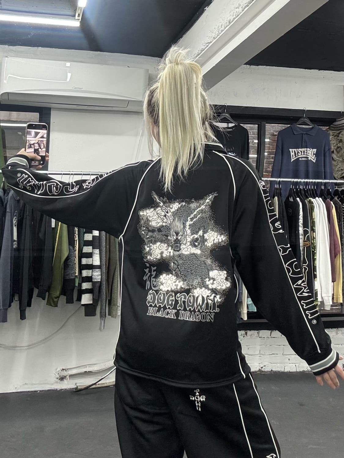 도그타운 사이드 로고 오리엔탈 프린팅 져지 상품이미지5