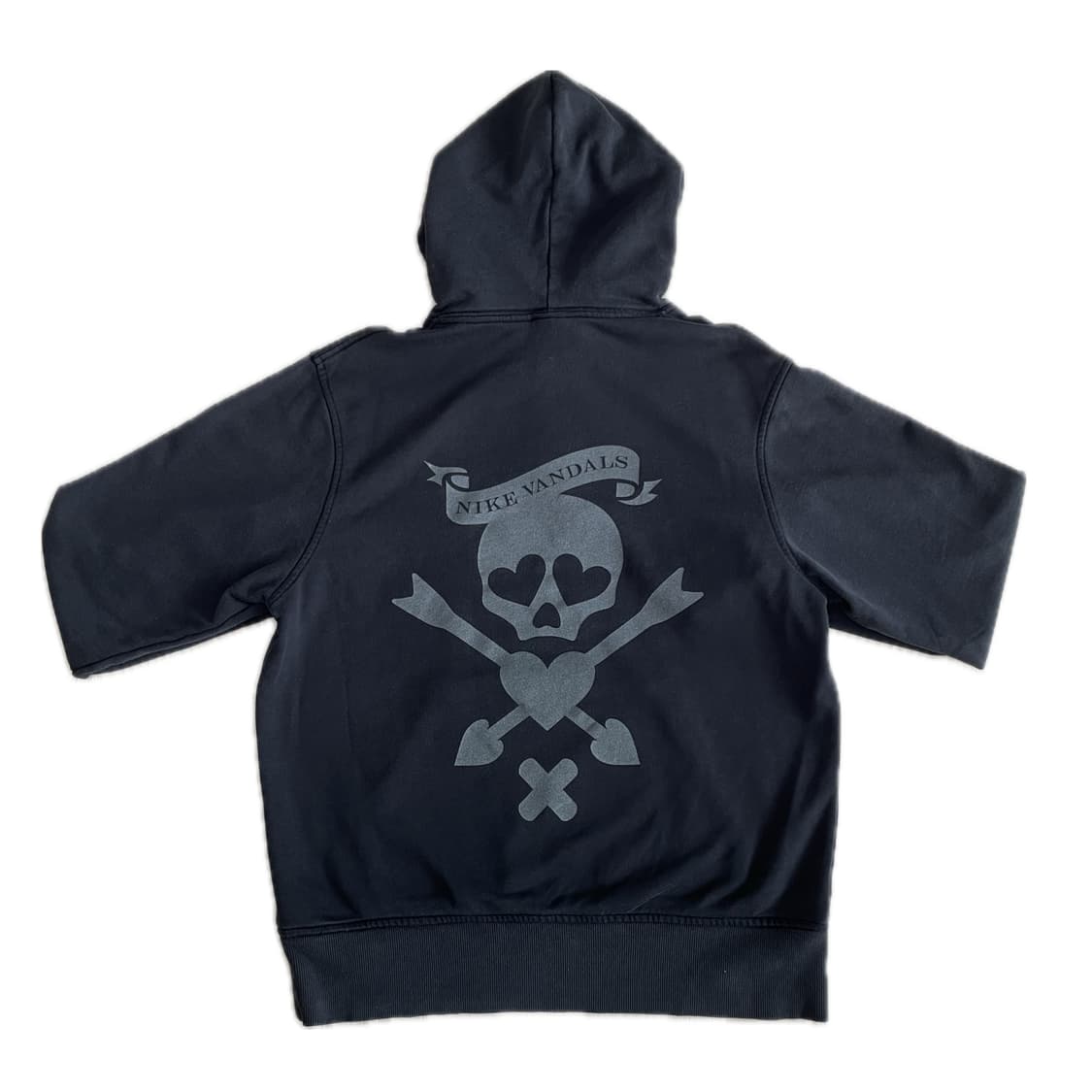 나이키 반달스 스컬로고 블랙 후드티 상품이미지1