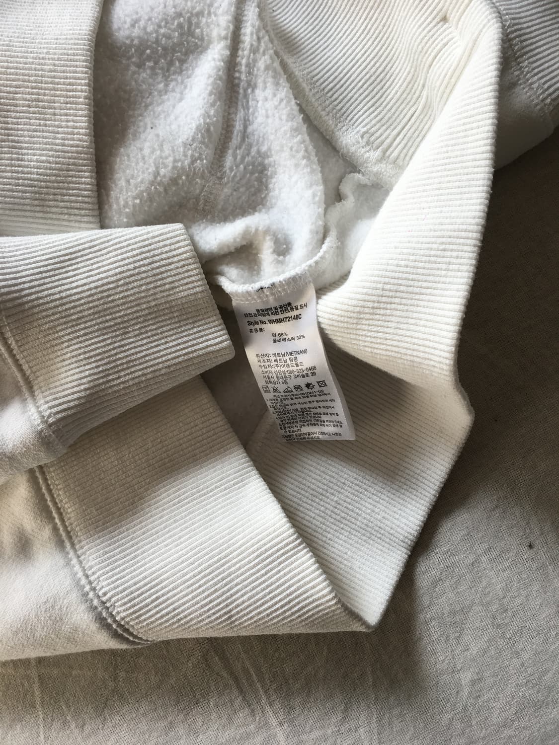 후아유 자수로고 후드티 상품이미지5