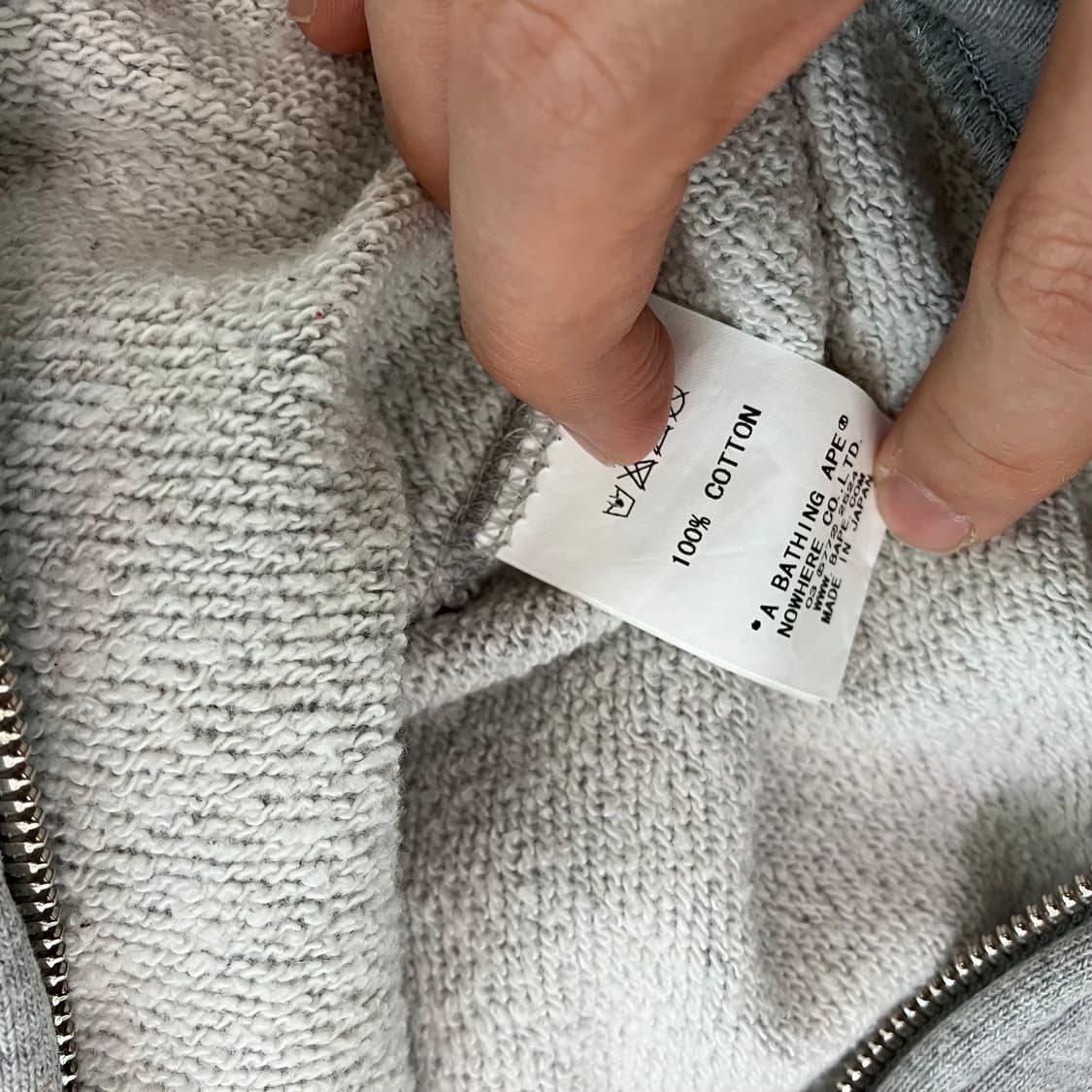 베이프 그레이 브라운 스타 후드 y2k 스트릿 갸루 펑키 일본빈티 상품이미지6