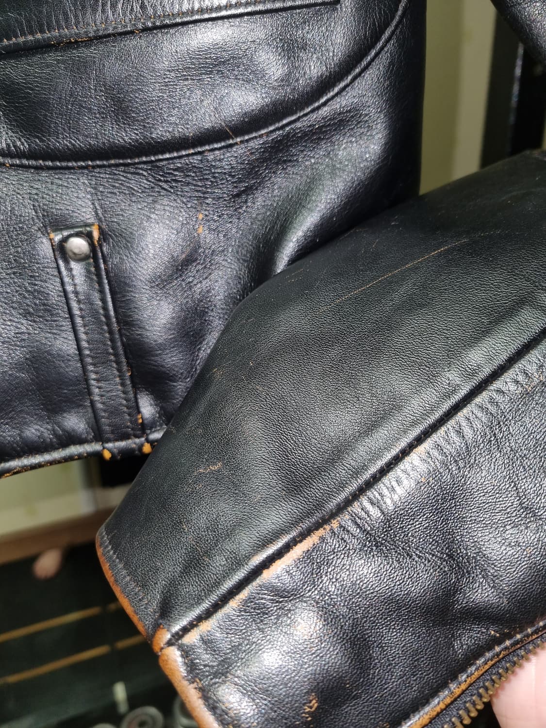 토요엔터프라이즈 36 D링 라이더 말가죽 자켓 인디언모터싸이클 홀스 상품이미지5