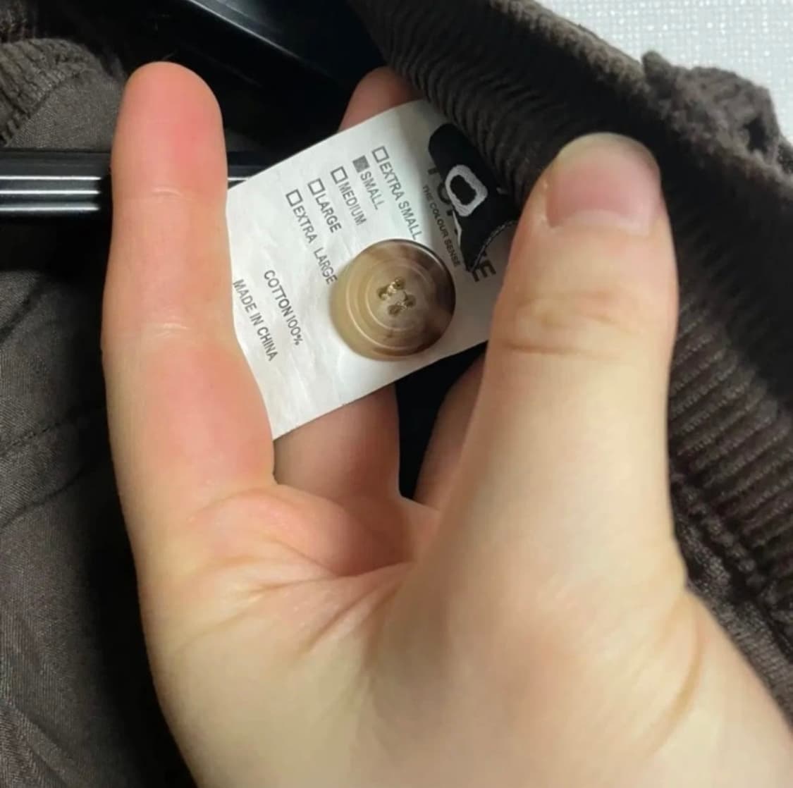 (S)토피 코듀로이 벌룬 백 밴딩팬츠 브라운 상품이미지3