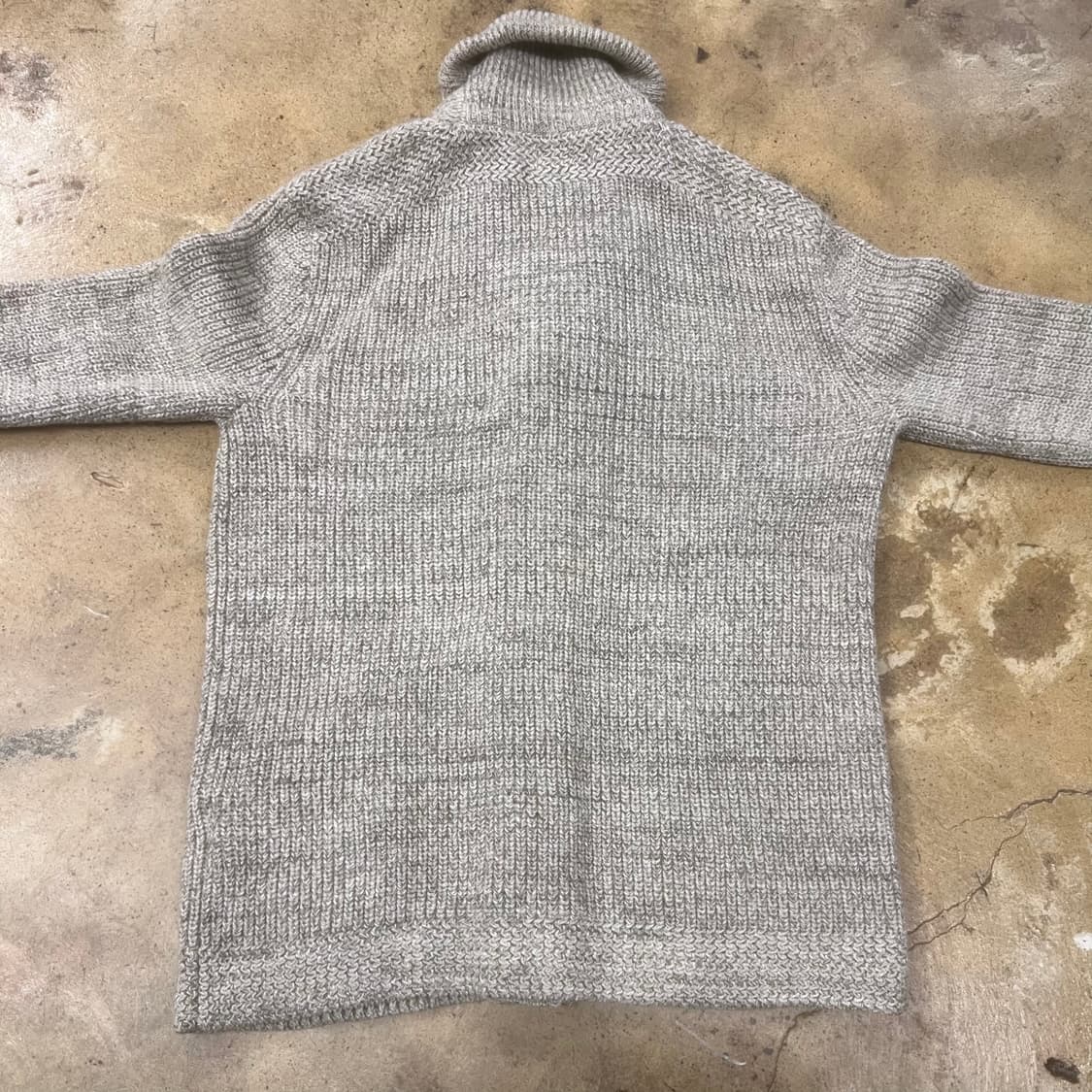 폴로 랄프로렌 베이지 카라 니트 가디건  상품이미지4