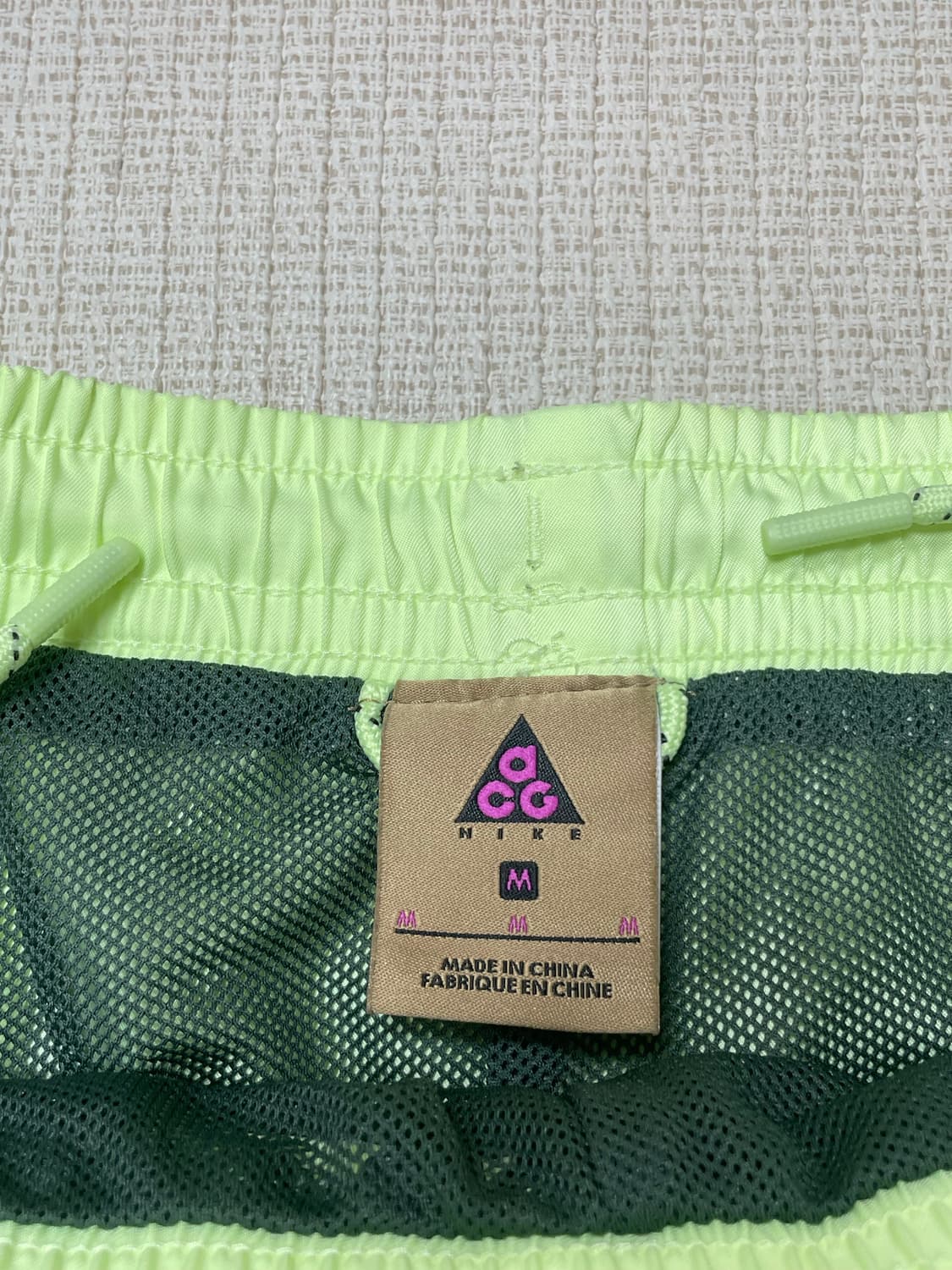 [M] 나이키 acg 우븐쇼츠 그린 상품이미지3