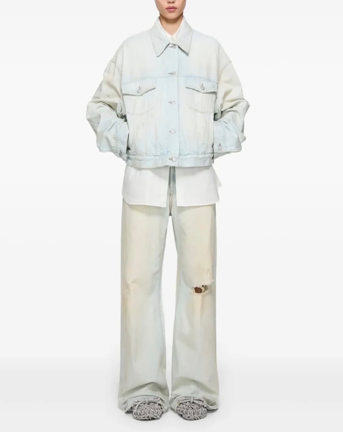 아크네스튜디오 데미지드 데님 자켓 XXL 정품 상품이미지2