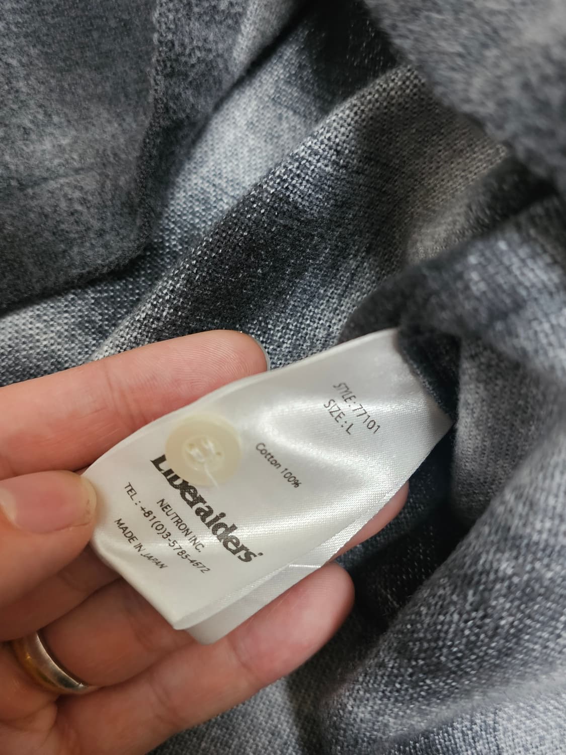 [L] 리버레이더즈 옴브레 체크 플란넬 셔츠 상품이미지6