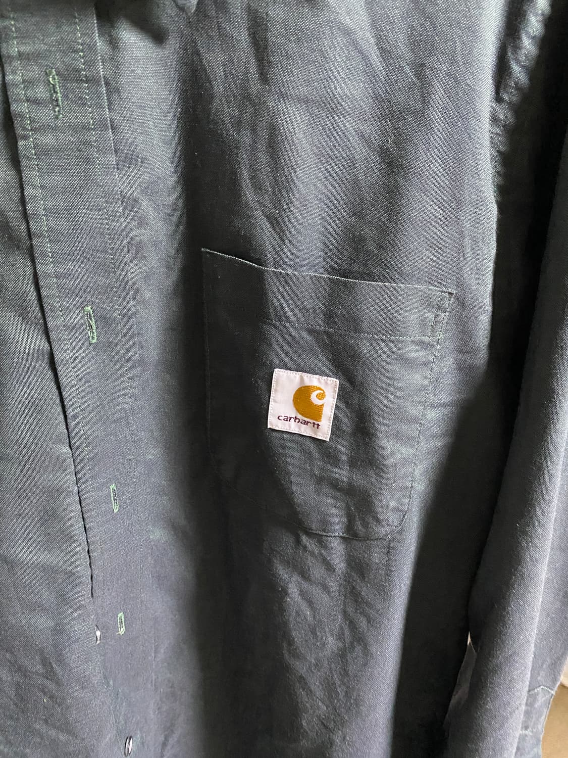 칼하트(Carhartt) 녹색 긴팔 셔츠 XL 상품이미지4