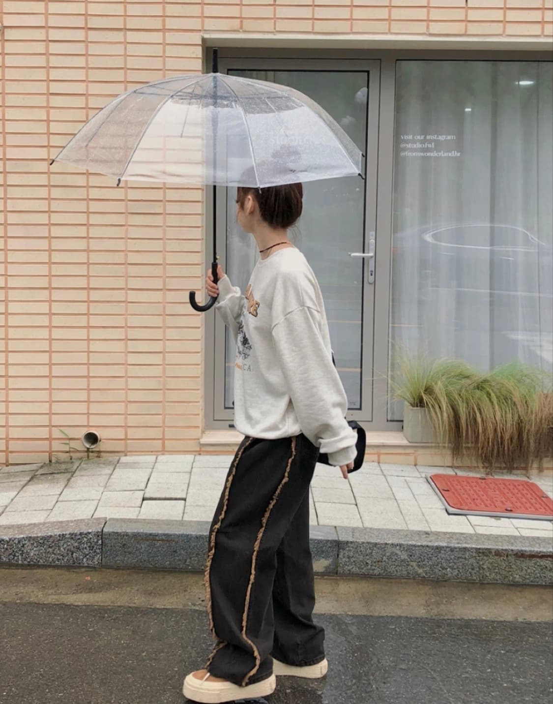 빈블 태슬 빈티지 와이드팬츠 상품이미지4