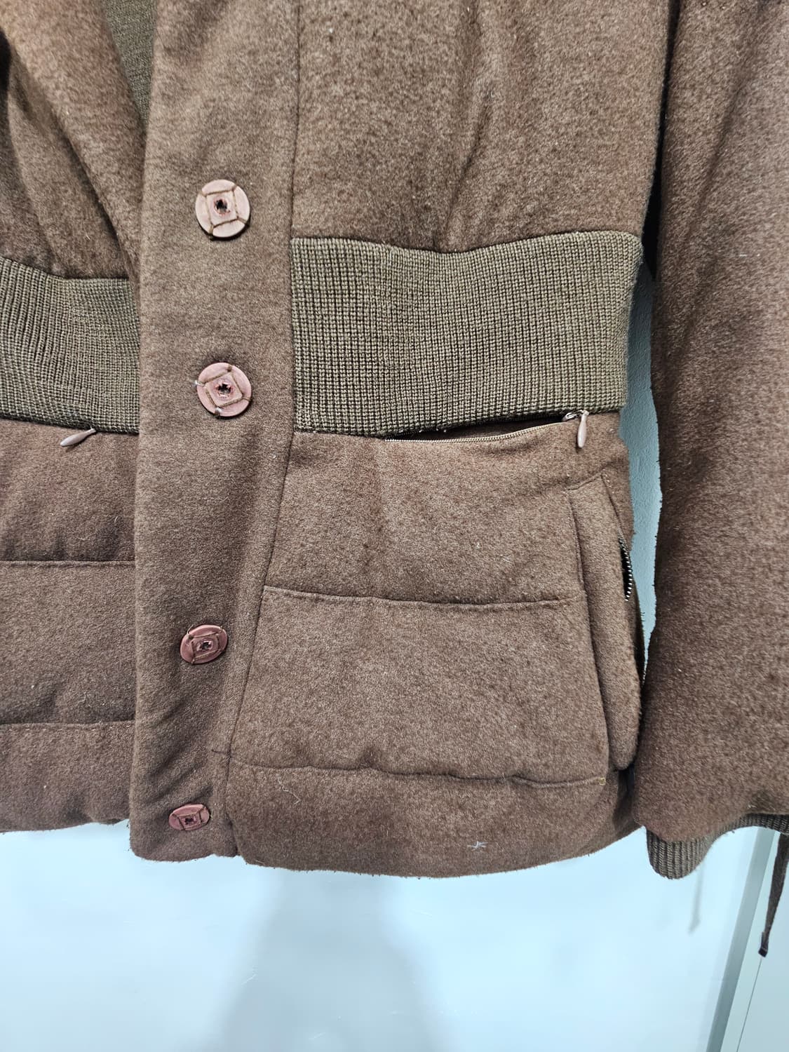 타임(TIME) 다운패딩 코트 브라운 상품이미지6