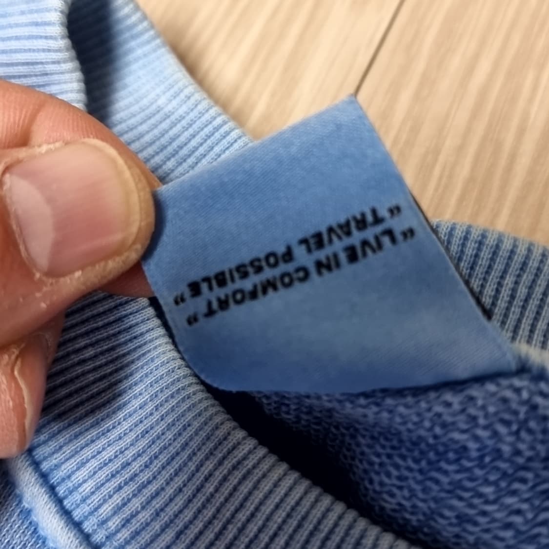 킵잇월드사 오클라호마 블루 빈티지 맨투맨(105) 상품이미지4