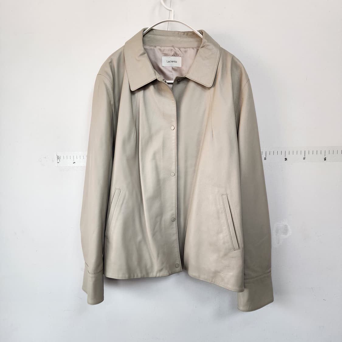 라시엔토 아이보리 양가죽 자켓 상품이미지1