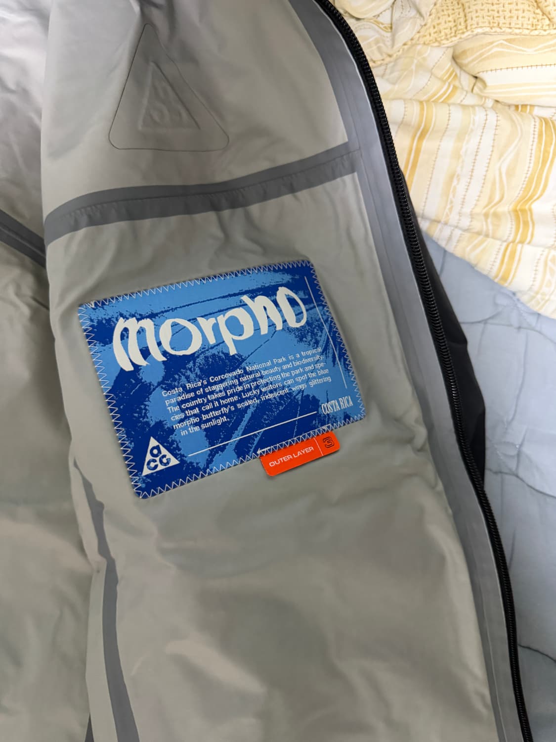 나이키 acg 모르포 스톰핏 레인자켓 L사이즈 새상품 판매 상품이미지6