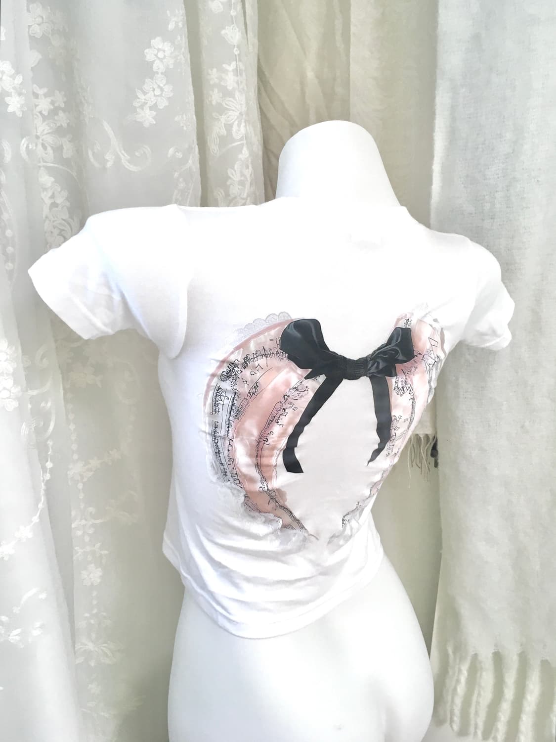 tensishop 프린팅 슬림 반팔탑  상품이미지2