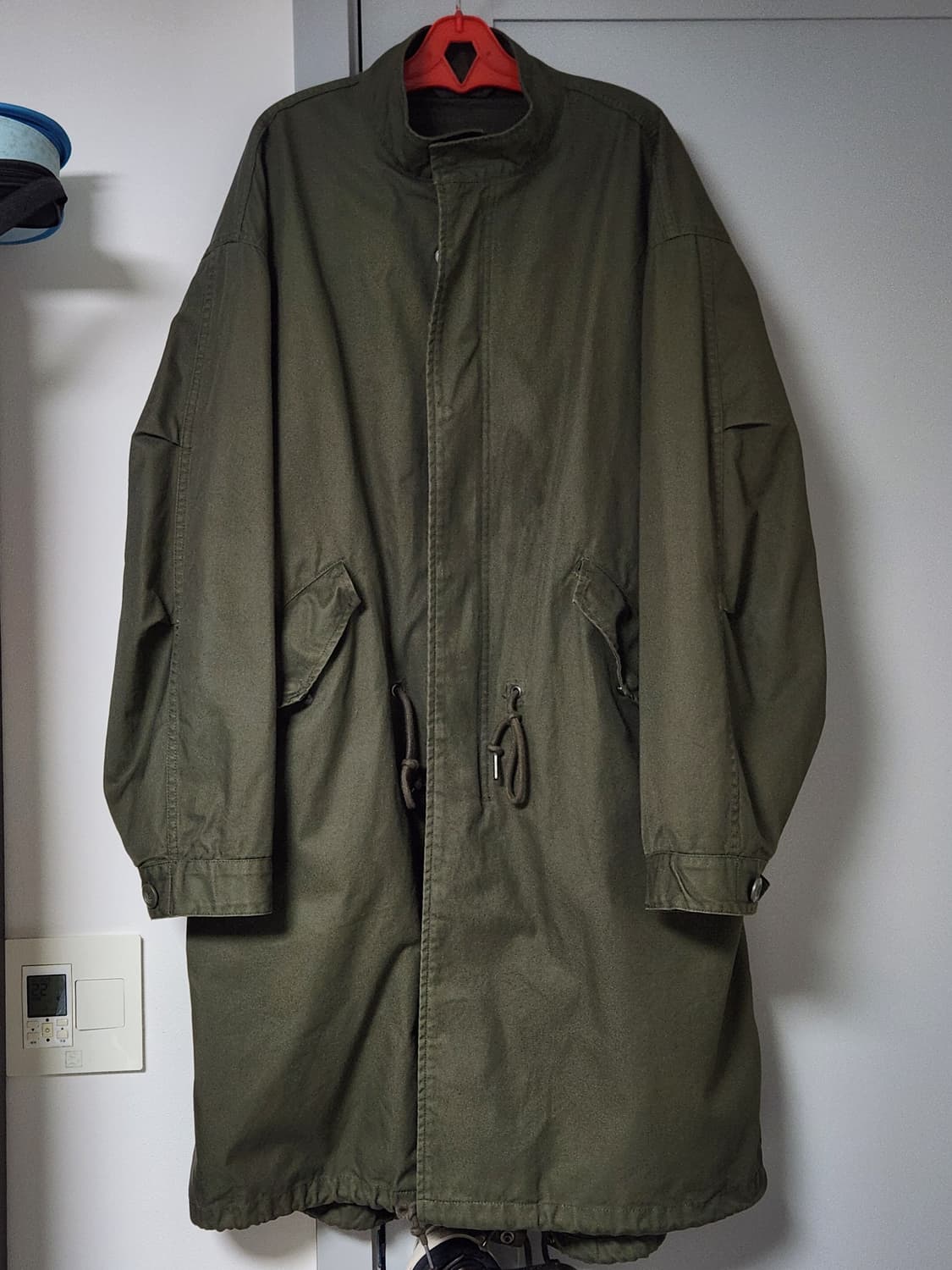 무신사 스탠다드 피시테일 파카 카키 m 상품이미지1