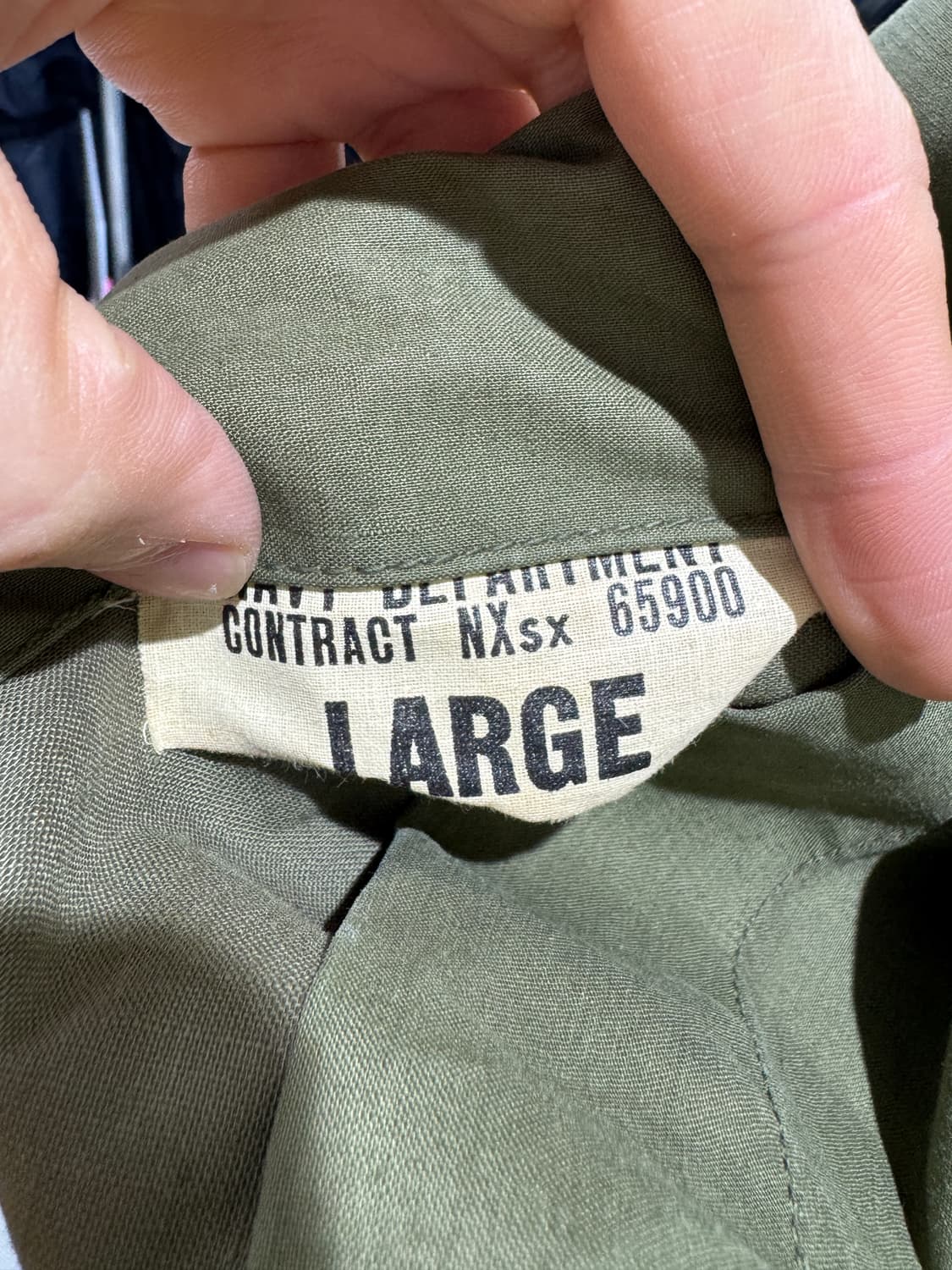 WW2 대전용 40s USN 악천후 덱 아노락 (L) 상품이미지8