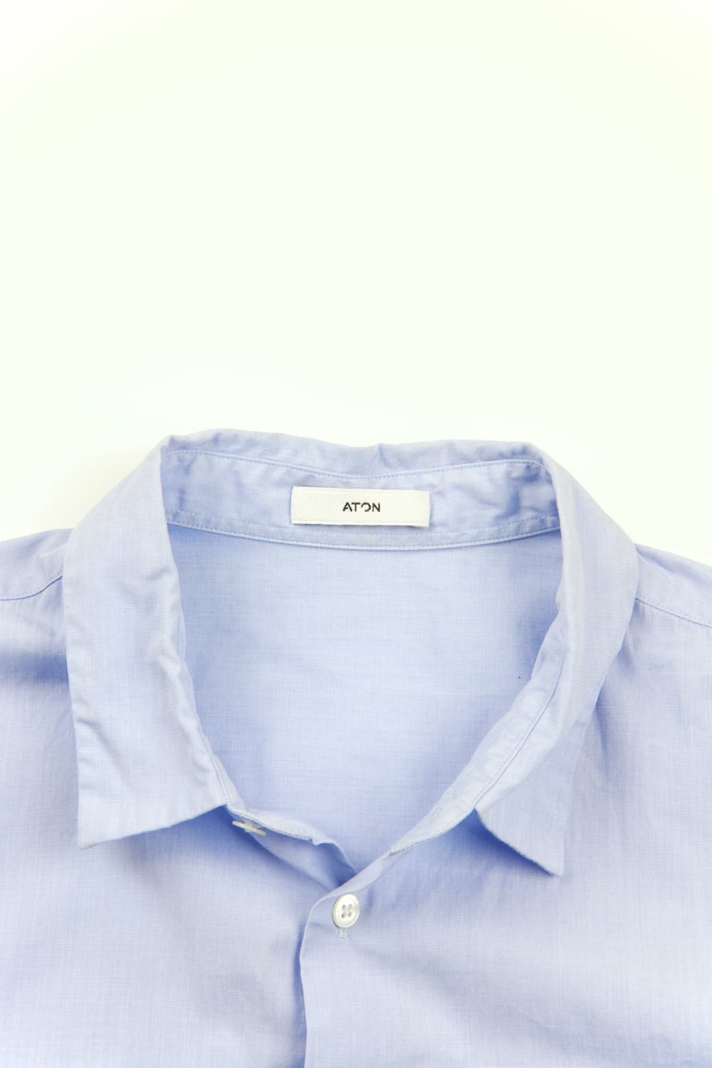 Aton 기자 브로드 스탠다드 셔츠 블루 상품이미지4