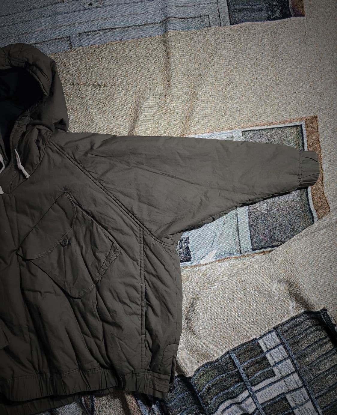 얀얀반아쉐 포켓 후드 자겟 상품이미지5