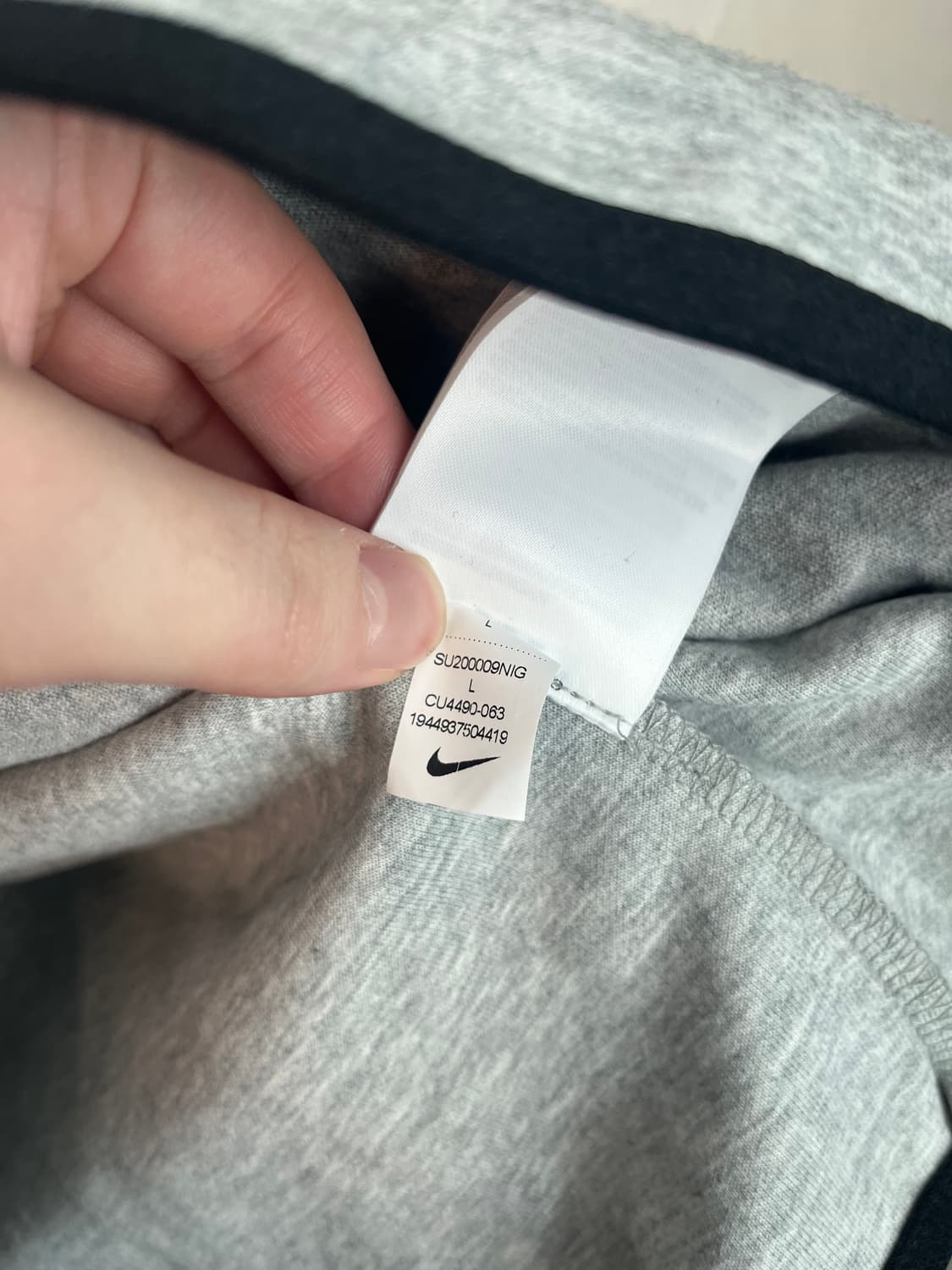 새상품 나이키 테크팩 후드집업 그레이 [L] 상품이미지6