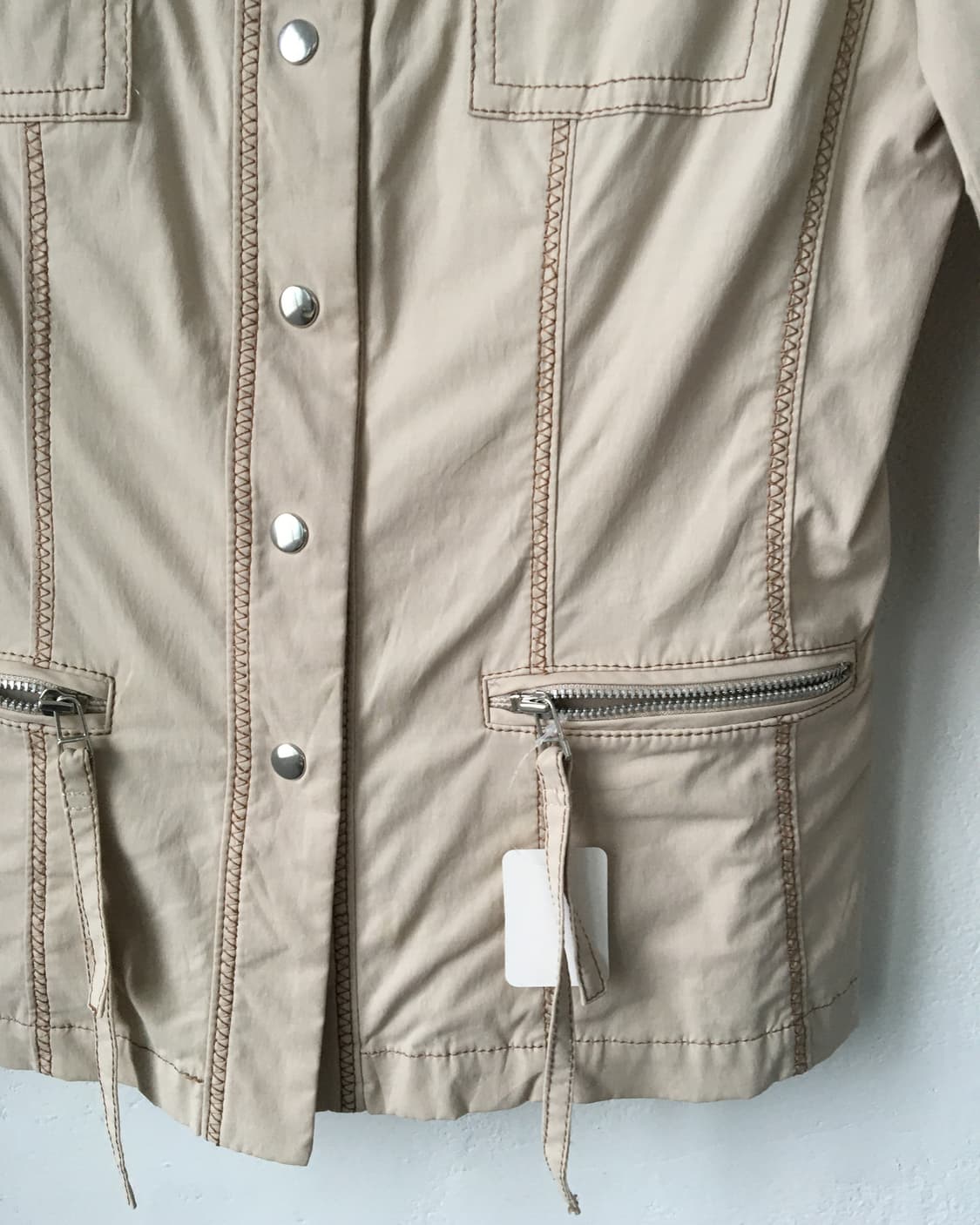 Pocket point linedetai high neck jacket 상품이미지4