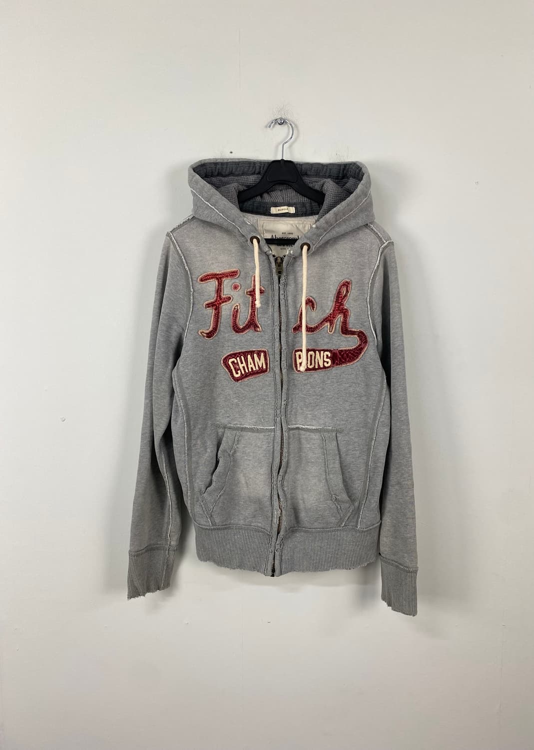 아베크롬비 워싱 빈티지 후드집업 S <626> 상품이미지1