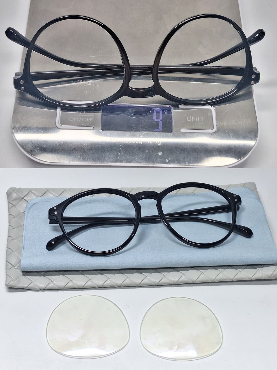 일본 빈티지 보스턴 블랙 슬림 뿔테 안경테 141mm 리벳 y2k 클래식 상품이미지2