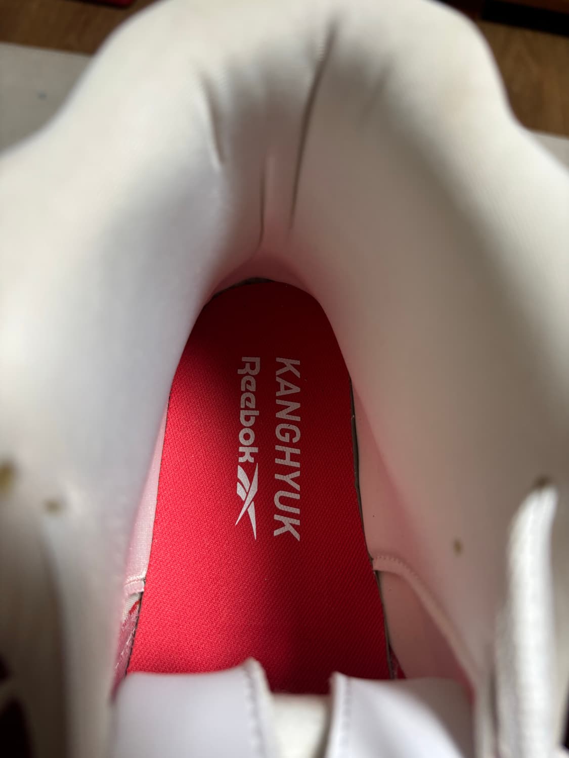 290) 리복 강혁 프리미어 로드 모던 미드 화이트 레드 상품이미지7