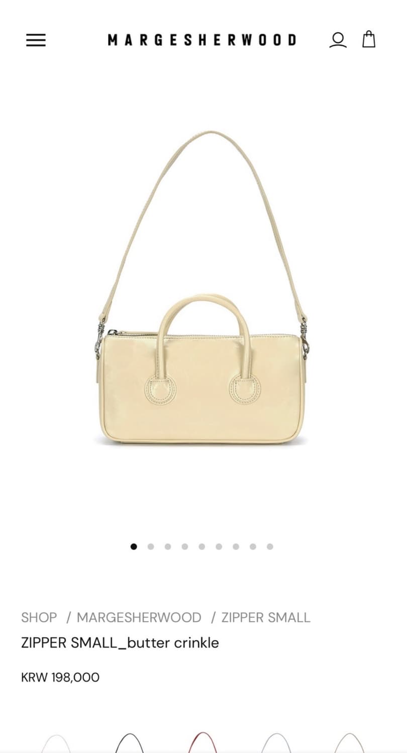 마지셔우드 지퍼 스몰 버터 크링클 상품이미지1