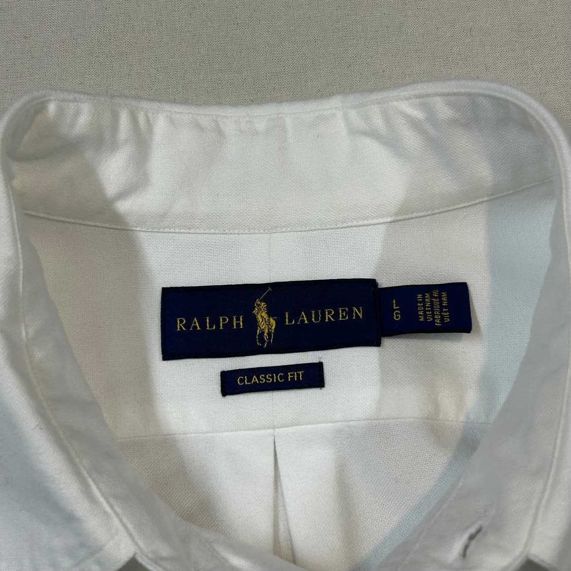 L) 폴로 랄프로렌 클래식핏 옥스포드 화이트 셔츠 상품이미지8