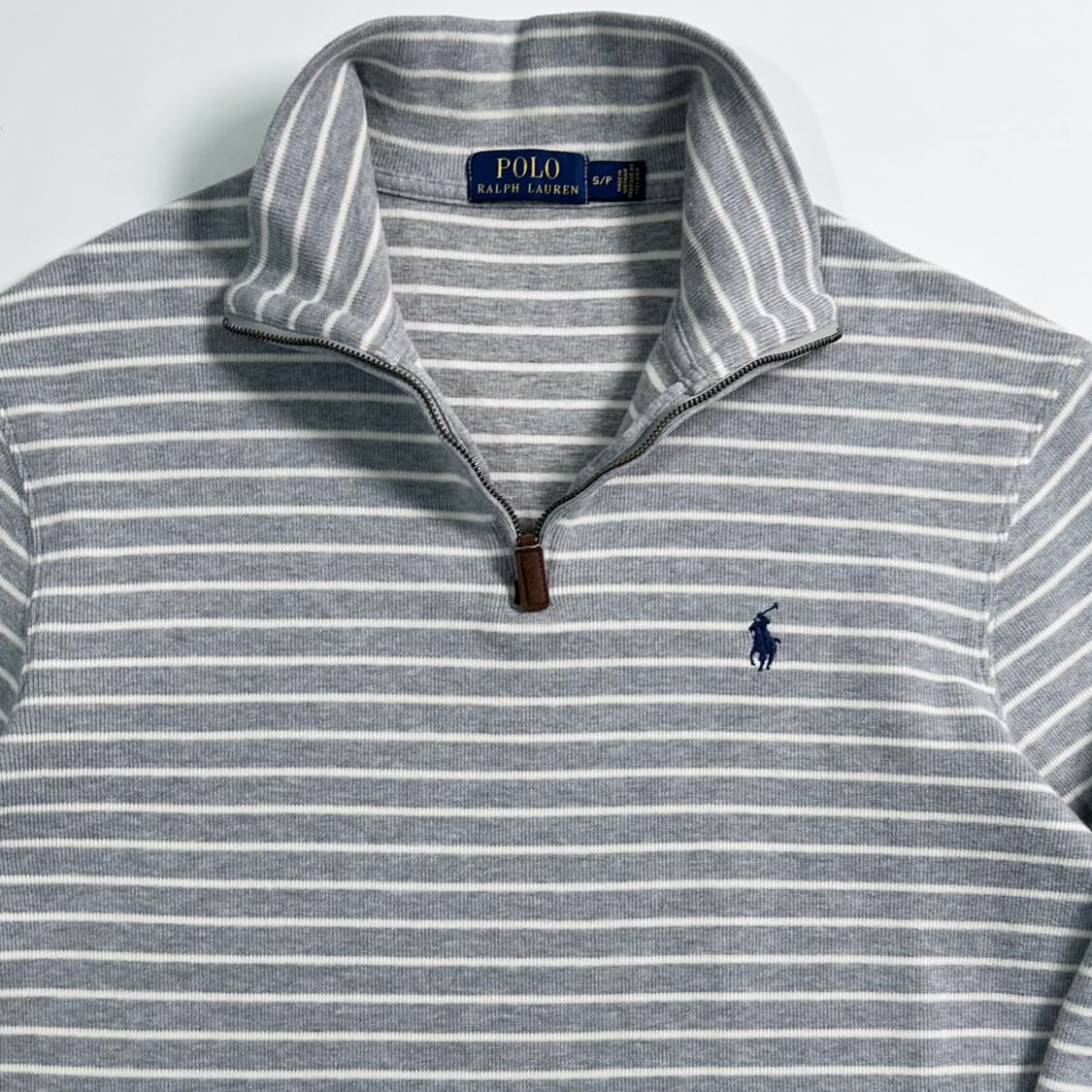 폴로 랄프로렌 스트라이프 반집업 상품이미지2