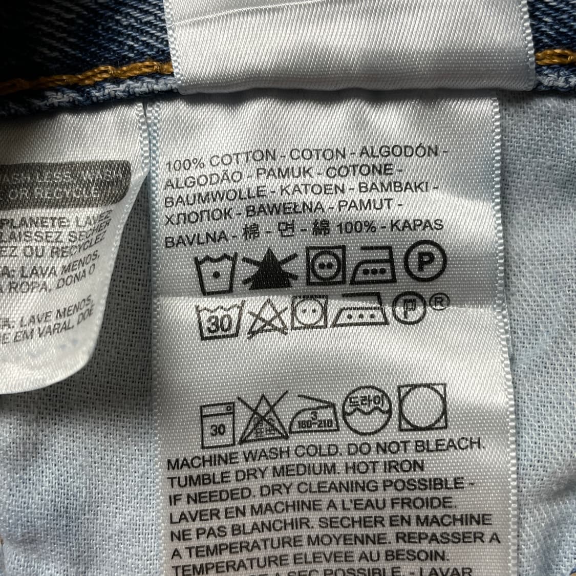 LEVI'S 리바이스550 테이퍼드핏 데님 팬츠 A00663 상품이미지10