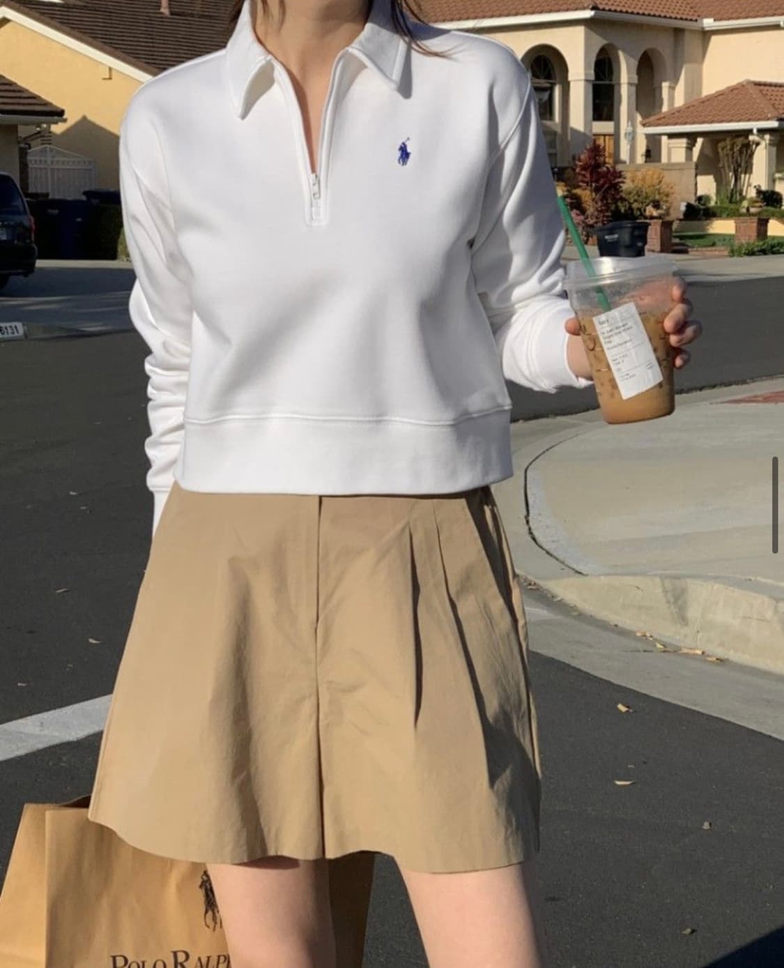 (메이시스,새상품)폴로 랄프로렌 빅걸즈 반집업 맨투맨 상품이미지5