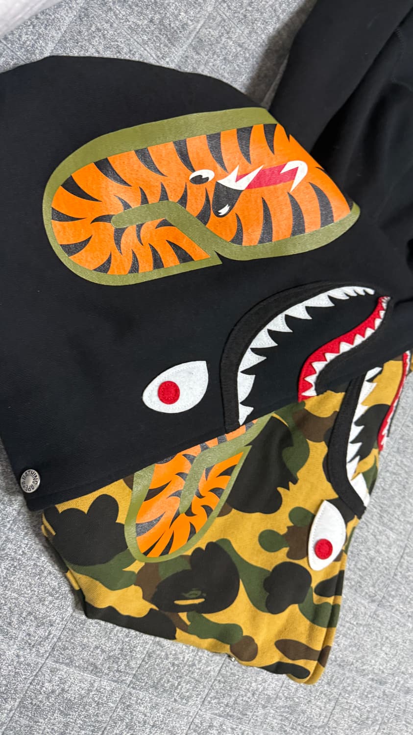 베이프 퍼스트 카모 더블 후드집업 상품이미지3