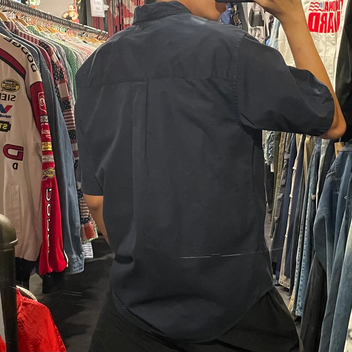 [IM] carhartt 칼하트 네이비 반팔셔츠 상품이미지5