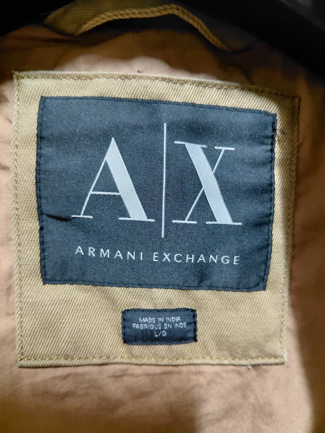 [아르마니 익스체인지]밀리터리 자켓 L(105)카키컬러  상품이미지4