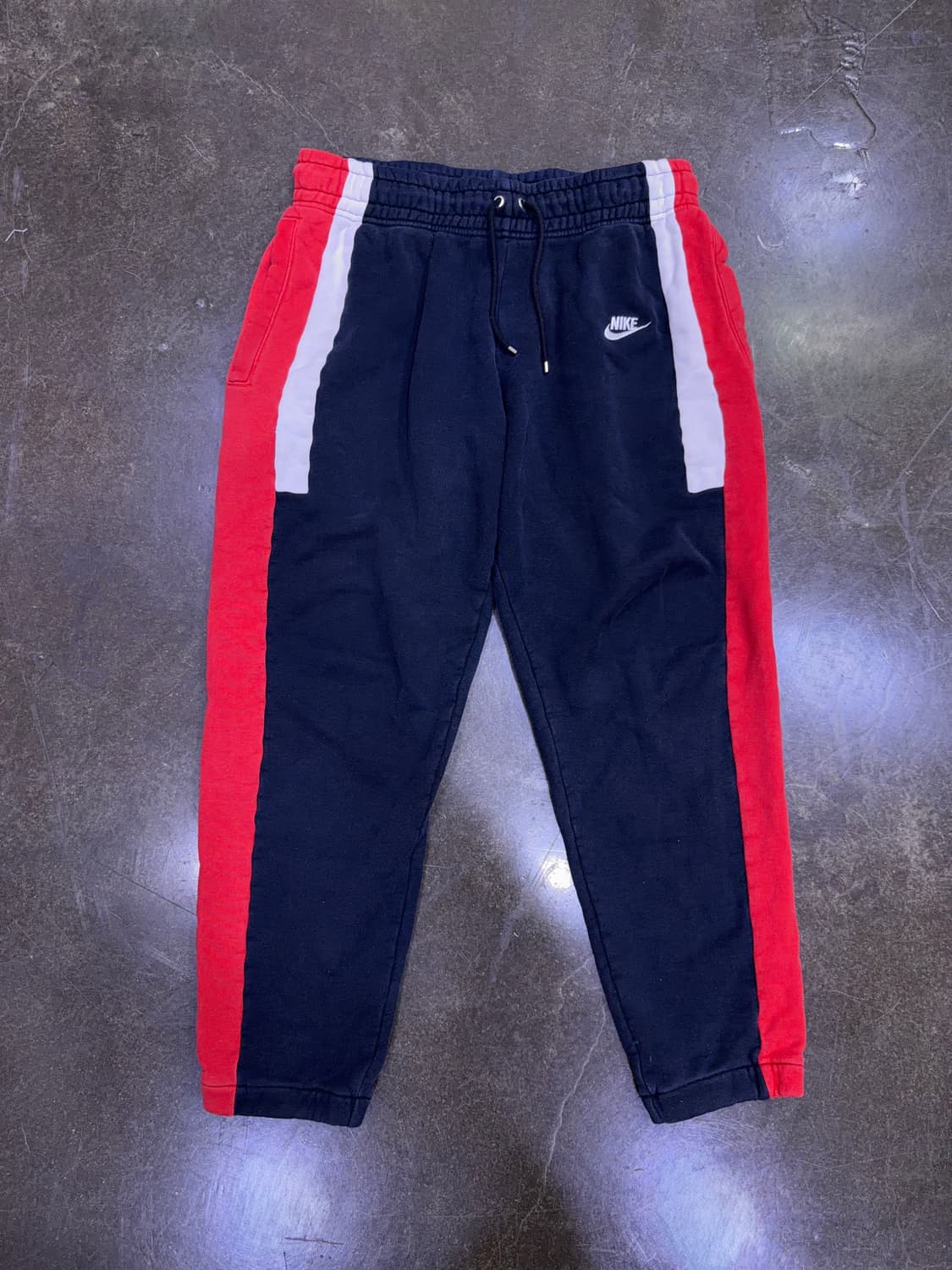 나이키 트랙팬츠 네이비 레드 화이트 조거팬츠 XL 상품이미지1