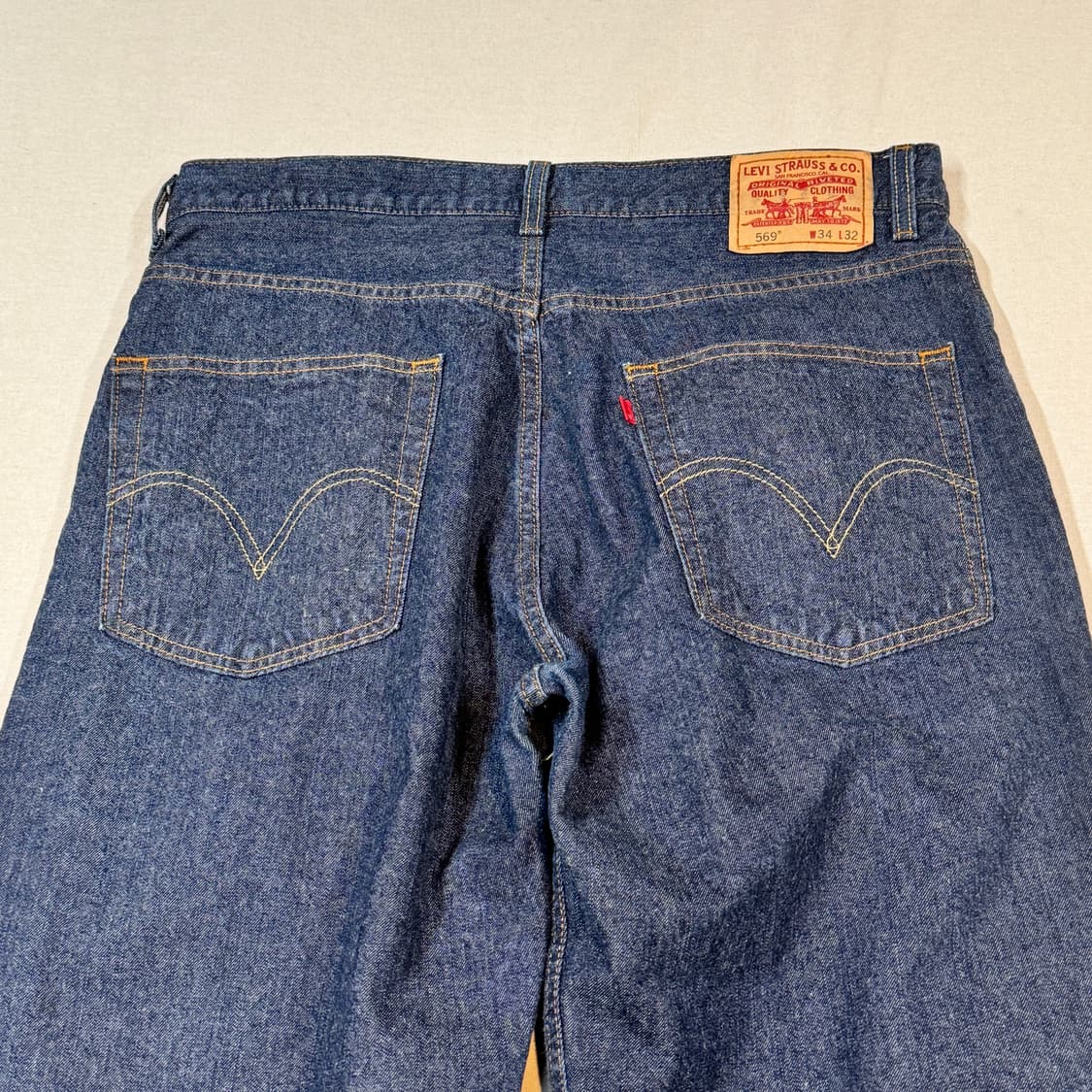 34inch) 리바이스 569 루즈핏 와이드 데님 청바지 상품이미지2