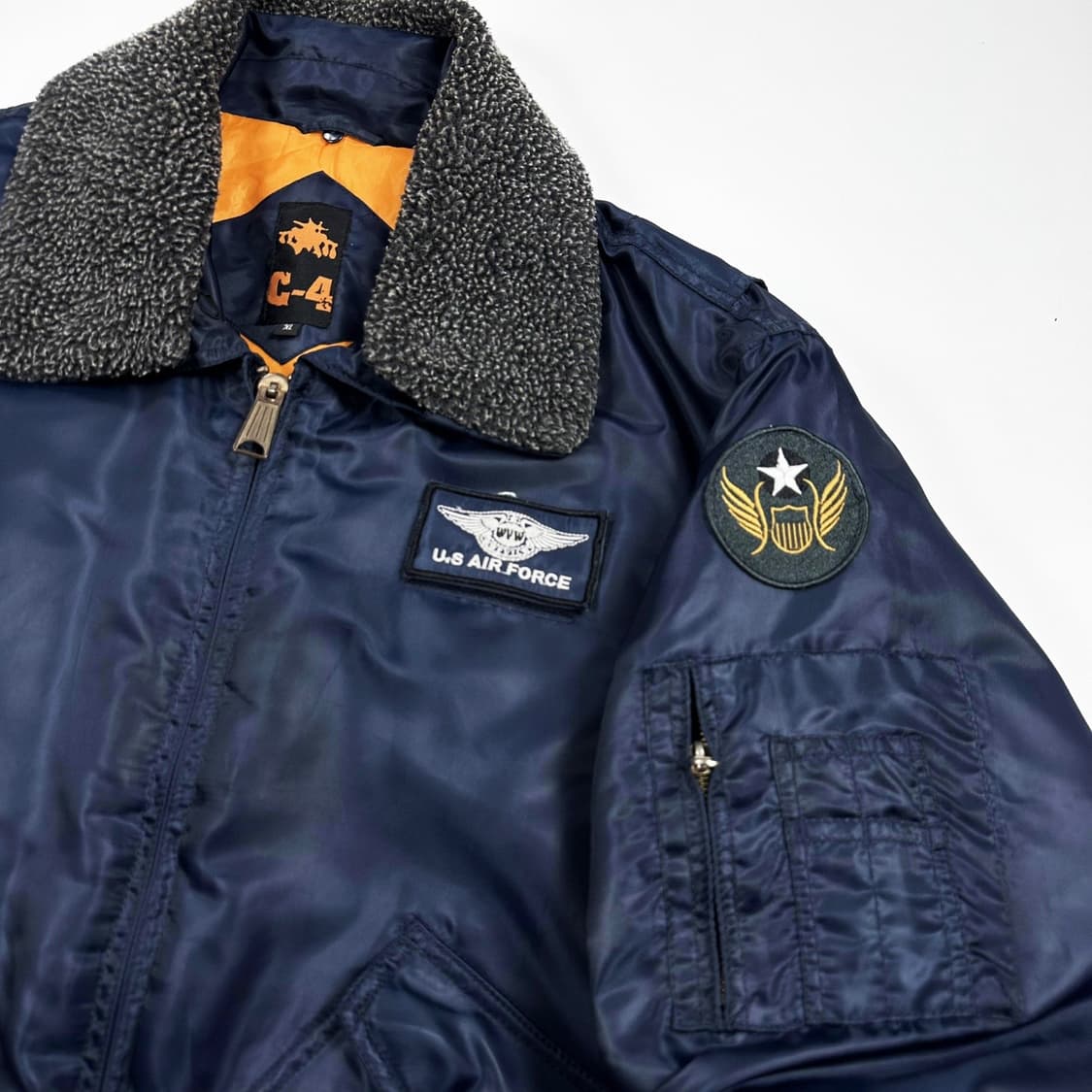 VTG 빈티지 ma1 네이비 항공점퍼 (XL) 상품이미지3