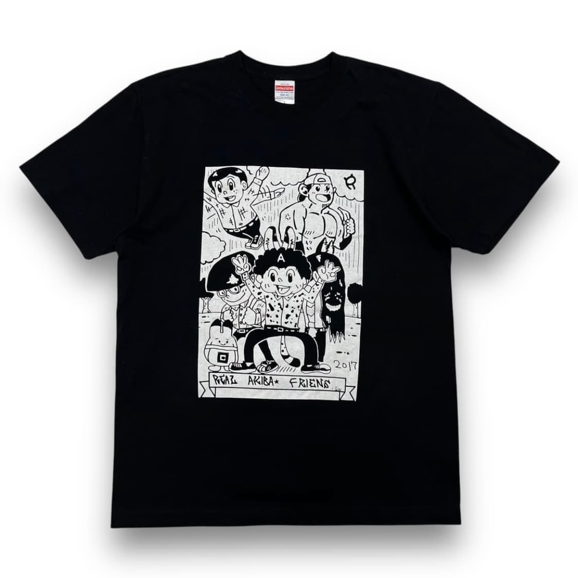 리얼 아키바 보이즈 크루 빈티지 다크 반팔 티셔츠 상품이미지1