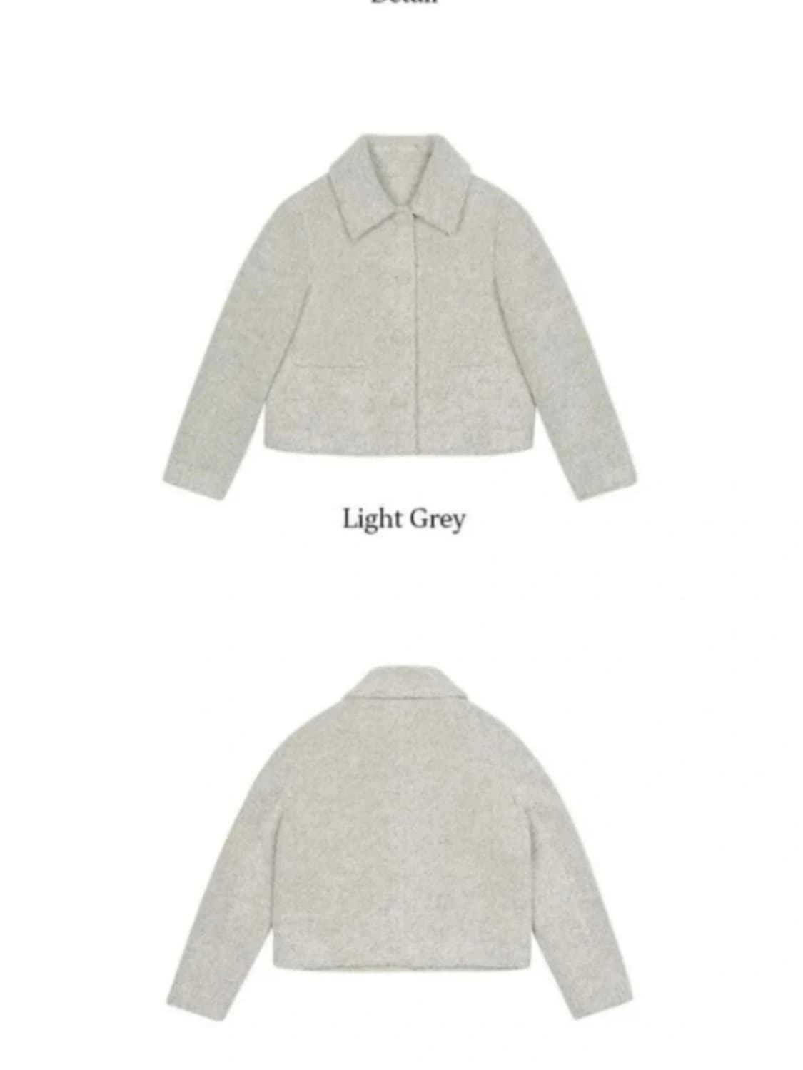 패브릭컬러지 Alpaca-Blend Stan Jacket 상품이미지5