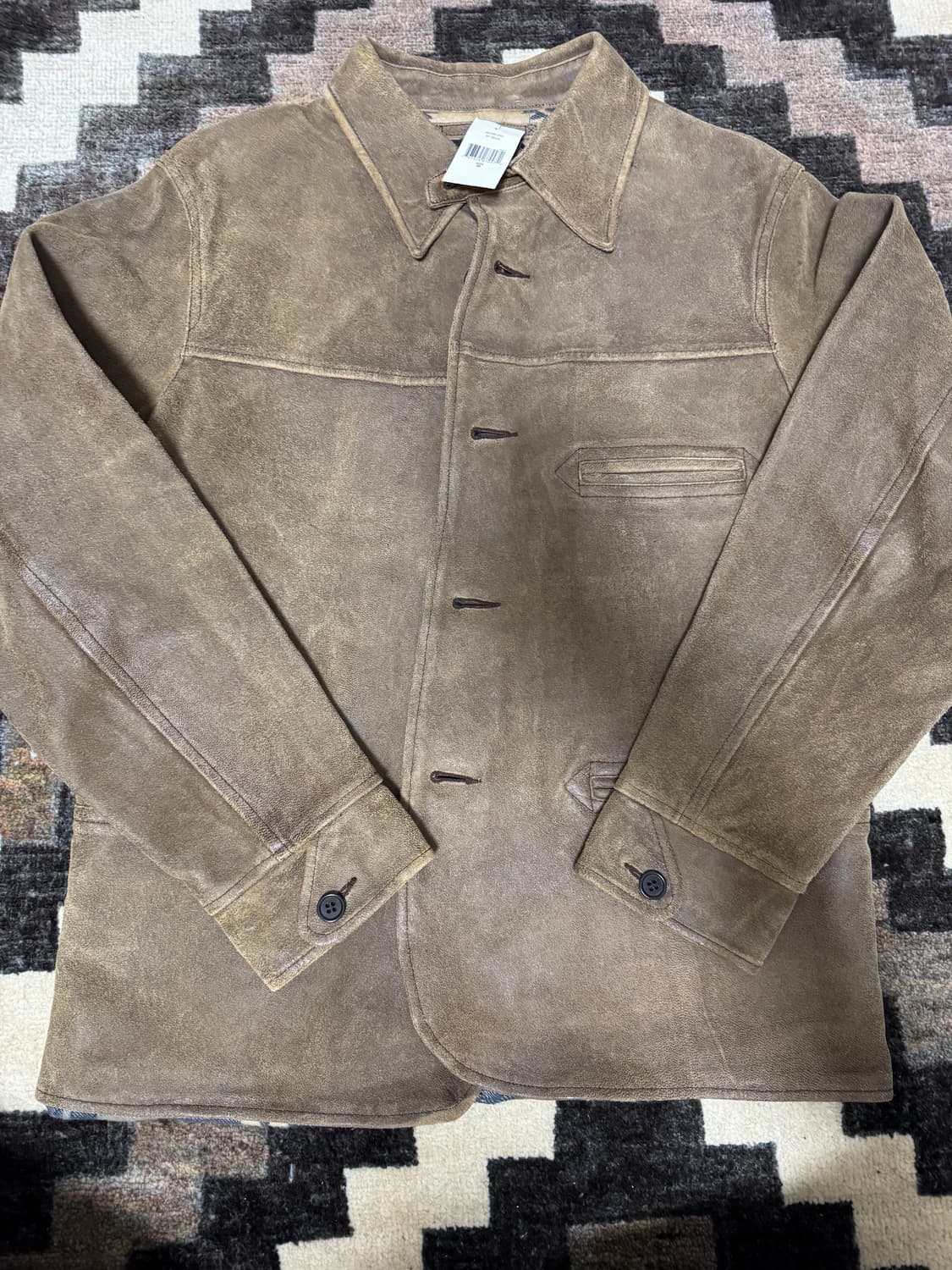 RRL 더블알엘 스웨이드 카코트 M 새제품 상품이미지2