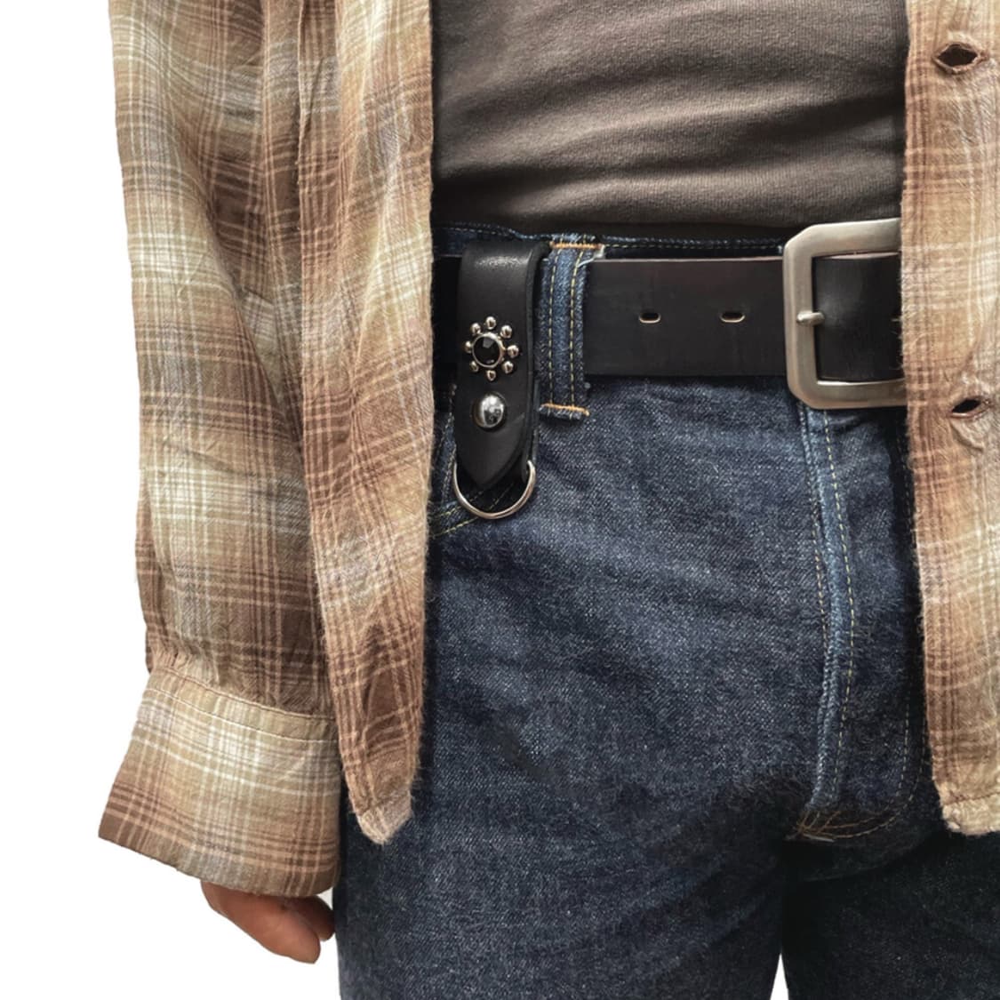 스탠다드 리벳 레더 키링 상품이미지4