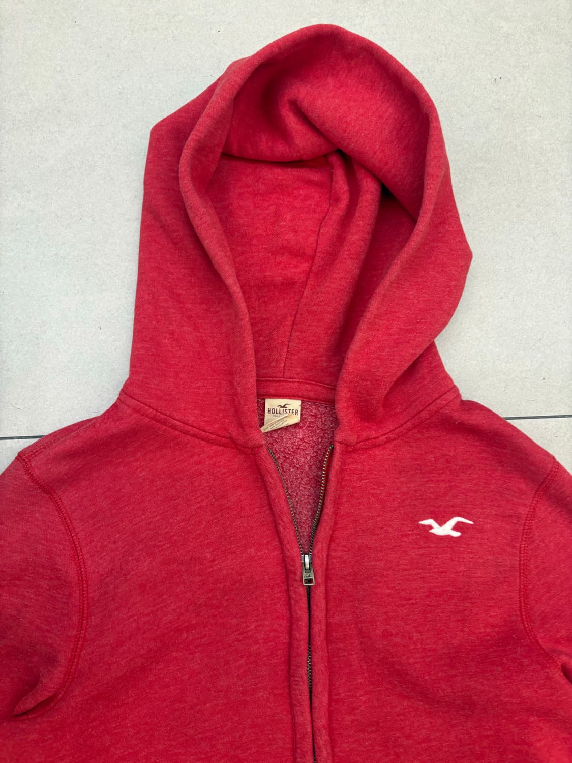 홀리스터 후드집업 레드 상품이미지4