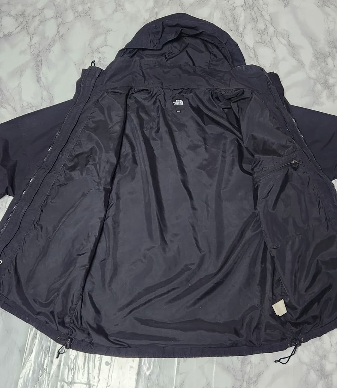 노스페이스 하이벤트 바람막이 블랙 후드 자켓 상품이미지6