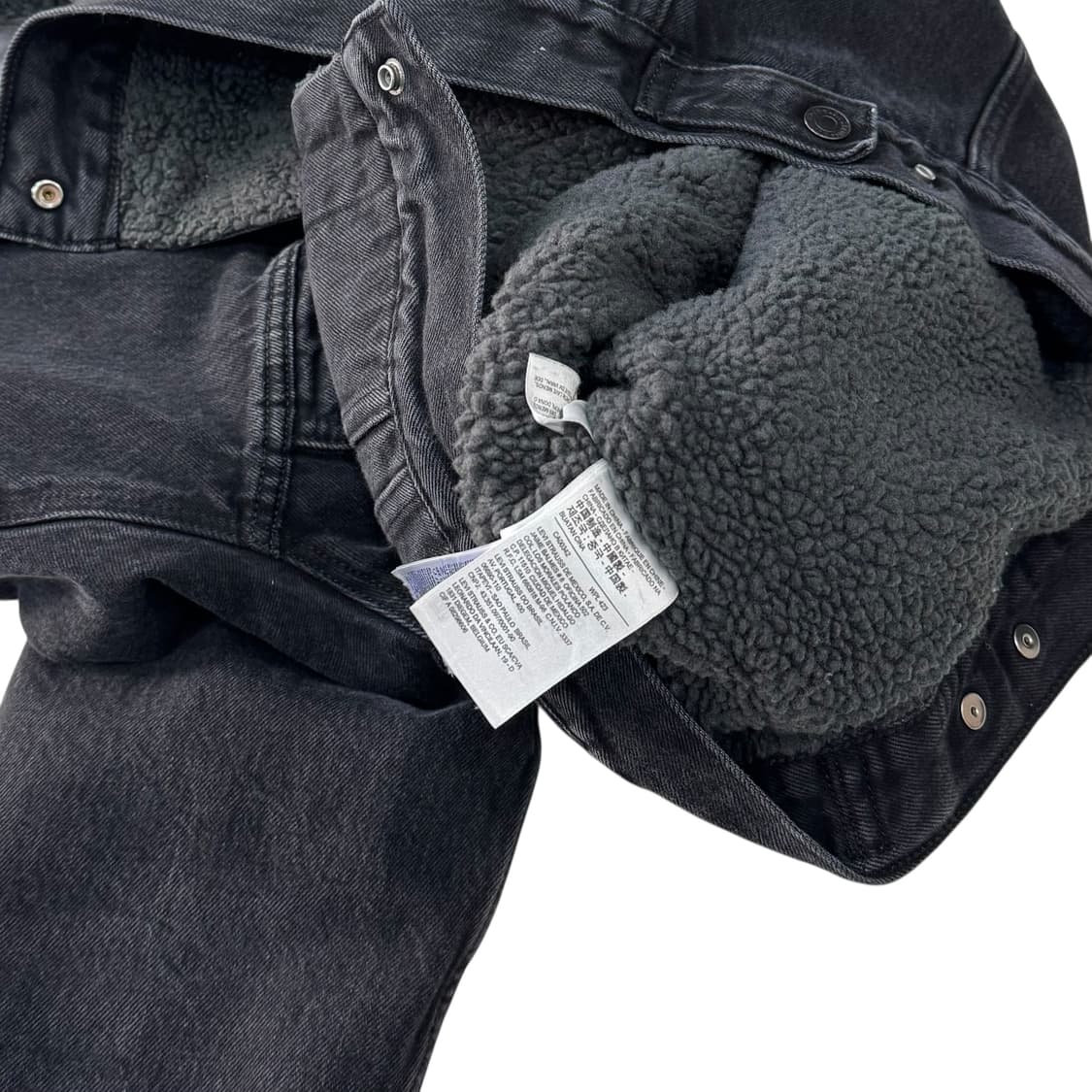 [103] 리바이스 블랙 셰르파 데님 자켓 상품이미지4