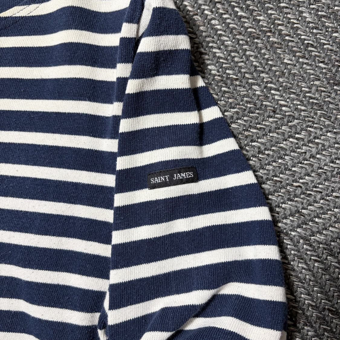 세인트제임스 스트라이프 긴팔 티셔츠 네이비(XS) 상품이미지3