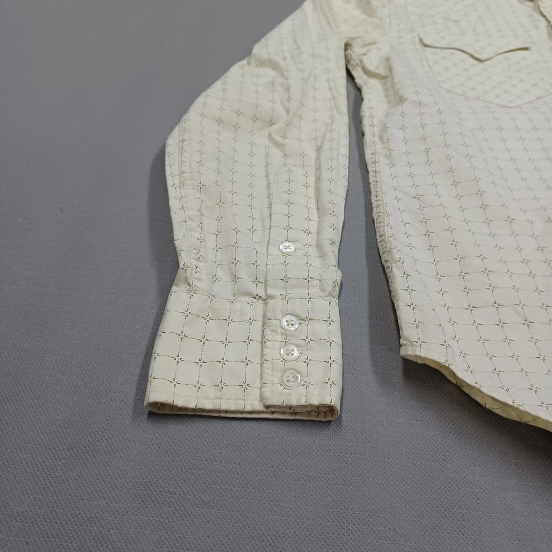 RRL 더블알엘 아웃로 프린트 웨스턴 셔츠 화이트 상품이미지7