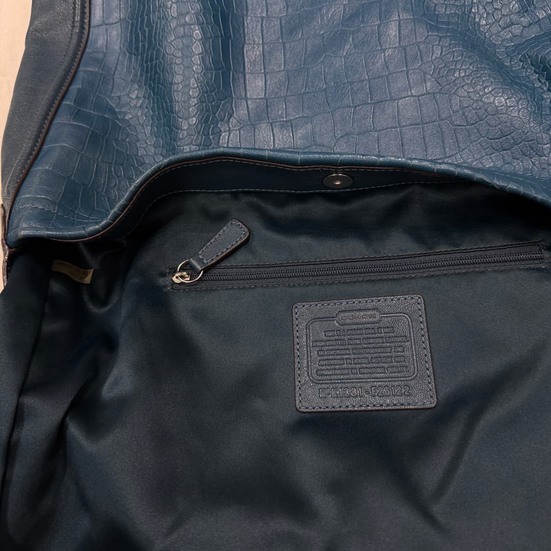 코치 빈티지 태슬 숄더백 가방 블루 상품이미지3