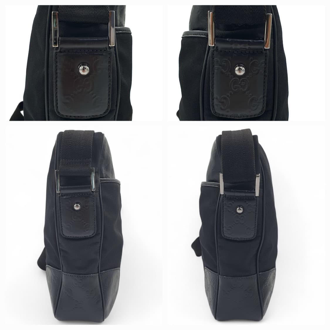 구찌 GG 수프림 블랙 메신저백 크로스백 숄더백 상품이미지3