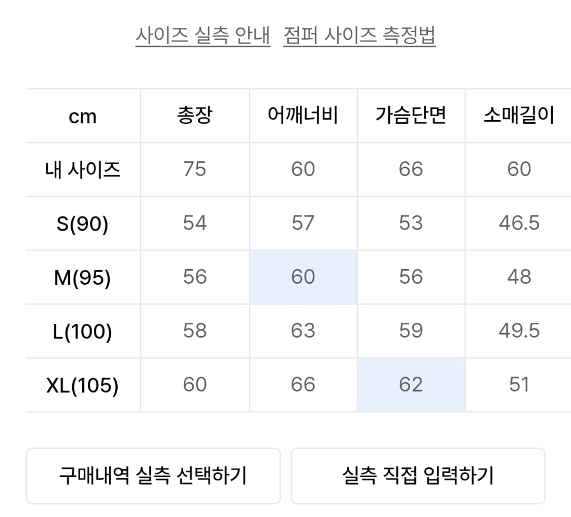 그라미치 스타디움 자켓 네이비 M 95~105 상품이미지7