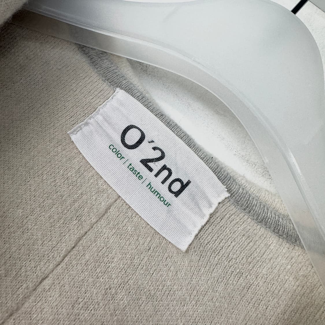 오즈세컨 울 솔리드 후드 롱 코트 상품이미지3